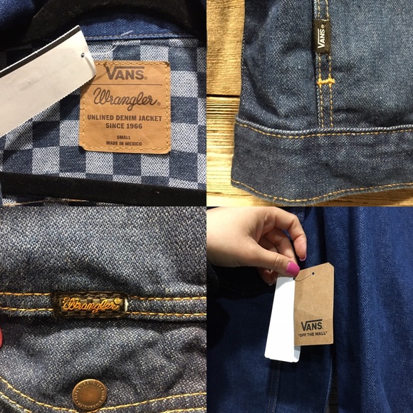NWT Vans X Wrangler collab denim jean jacket - Picture 7 of 8